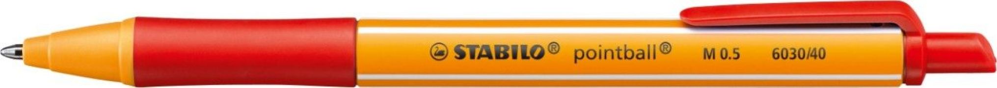 Pero guličkové STABILO pointball červené