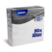 Obrúsky PREMIUM 40x40/50 biele s potlačou