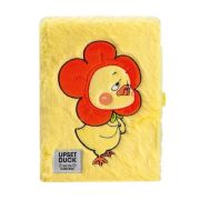 Denník plyšový ARGUS A5 Upset Duck žltý