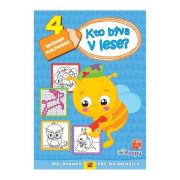 Omaľovánka Maľovanie pre najmenších Kto býva v lese?