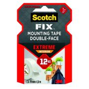 Lepiaca páska Scotch obojstranná montážna do interiéru supersilná 19 mm x 1,8 m