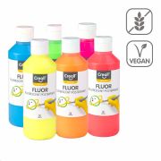 Temperové farby Creall fluorescenčné 6x250 ml