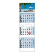 Kalendár nástenný Klasik trojmesačný Pláž