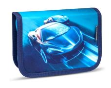 Peračník jednoradový s 2 klopami BELMIN Racing Blue Neon