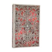 Diár PAPERBLANKS Mini 12 Silver Filigree Collection