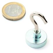 Magnet okrúhly s háčikom Neodym NdFeB HRH-20