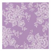 Obrúsky AIRLAID/50 40x40 Soft Lace Violet