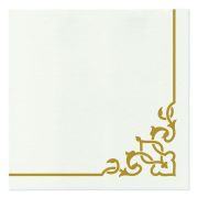 Obrúsky AIRLAID/50 40x40 Elegant Frame Gold