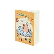 Zápisník ARGUS Capybara 8x11 linajkový žltý