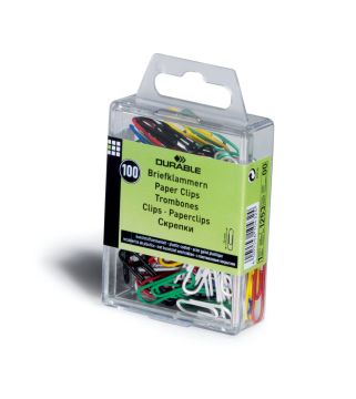 Spony spisové DURABLE 26mm/100 farebné