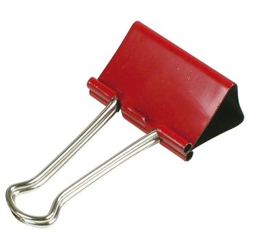 Spony BINDER Clip 25mm farebné