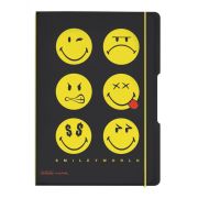 Zošit A4 my.book Flex 40l linajka/štvorček Smiley Black
