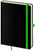 Zápisník Helma S Black Green bodkovaný