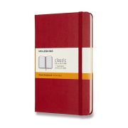 Zápisník MOLESKINE M 11.5x18cm tvrdý linajkový červený