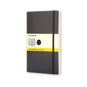 Zápisník MOLESKINE L mäkký štvorčekový čierny