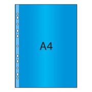 Euroobal A4 U PP 55 mic. modrý