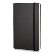 Zápisník MOLESKINE L 13x21cm tvrdý čistý čierny
